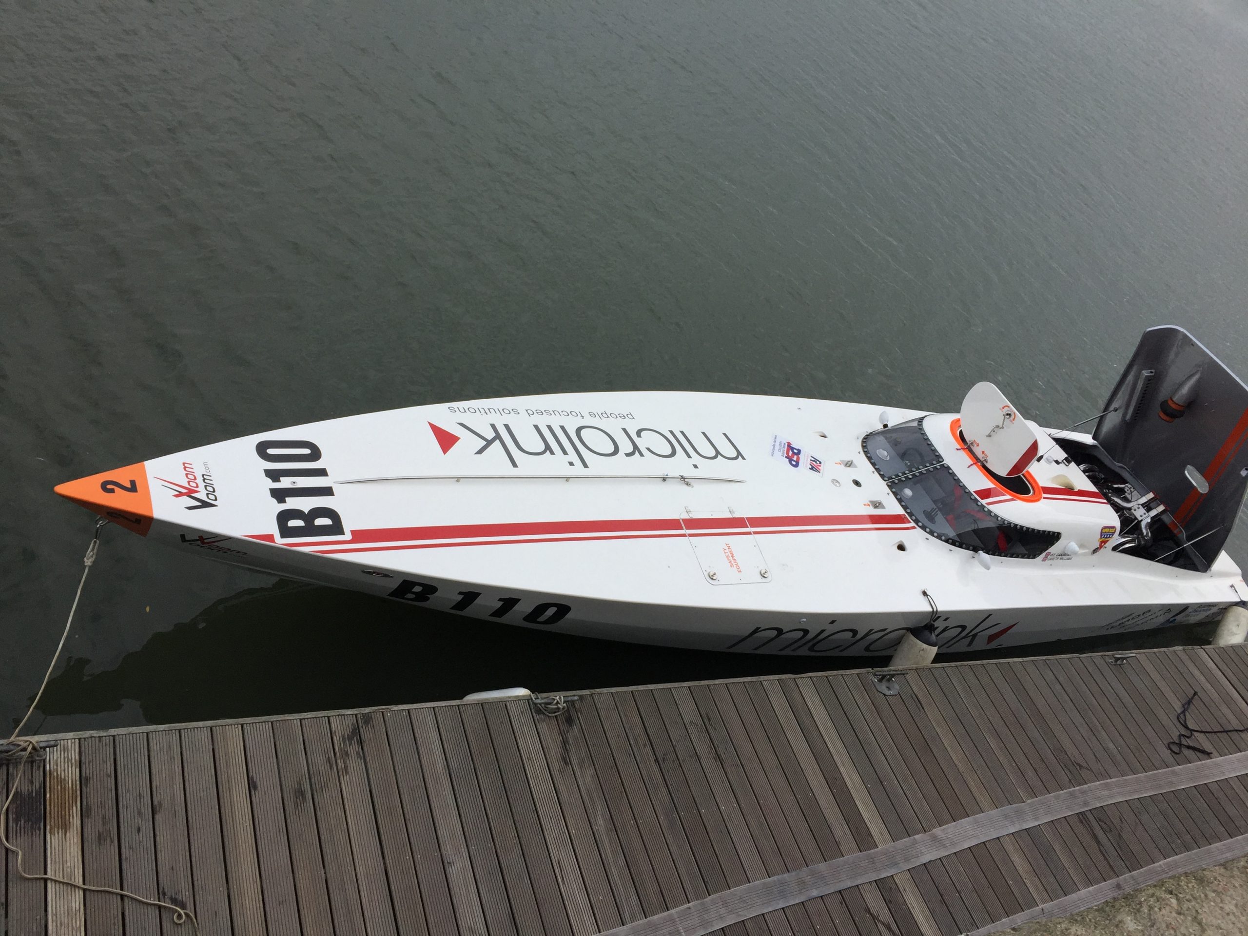 boat along the pontoon
